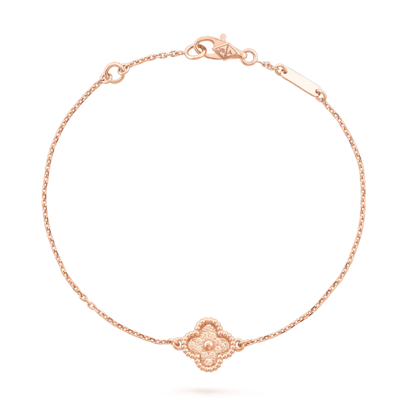 Lumi® Kleeblatt-Armband mit einzelner Blume