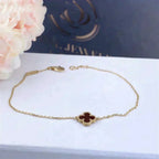 Lumi® CLOVER CARNELIAN EINZELBLÜTEN-ARMBAND