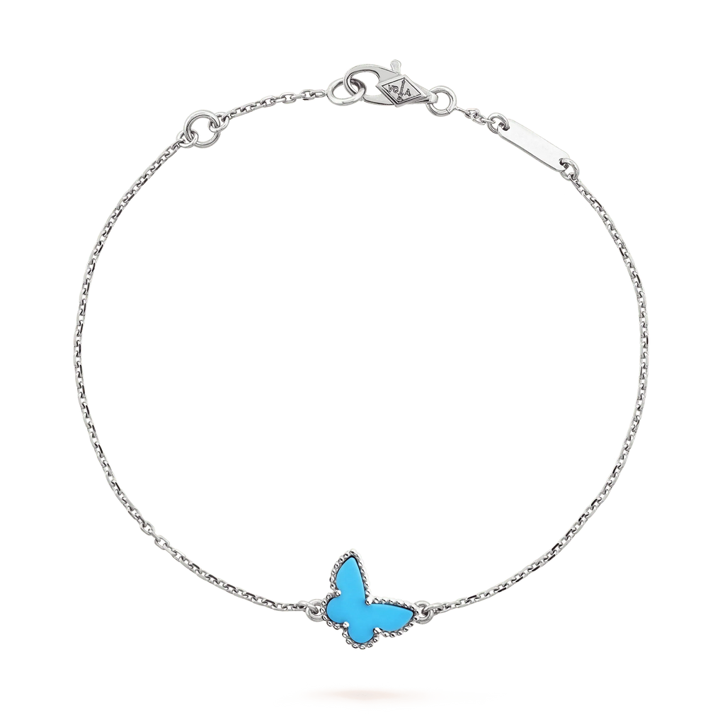 Lumi® Butterfly Türkis Schmetterlingsarmband Silber
