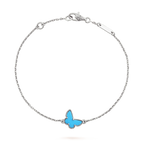 Lumi® Butterfly Türkis Schmetterlingsarmband Silber