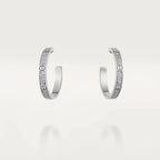 Lumi® LOVE DIAMANT SILBERNE CREOLEN