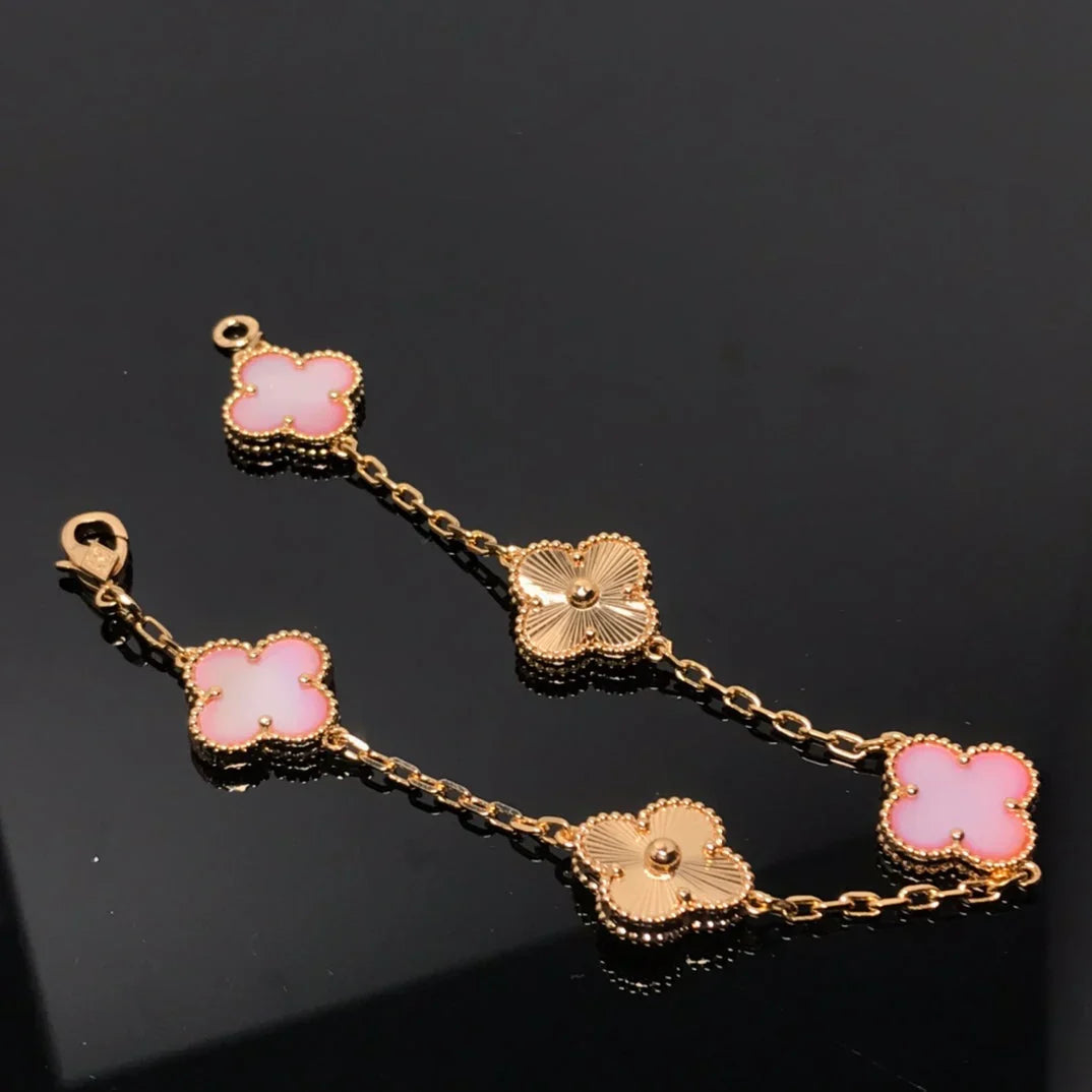 [Lumi] Neue CLOVER 5 MOTIFS PINK MOP ARMBANDKOLLEKTION