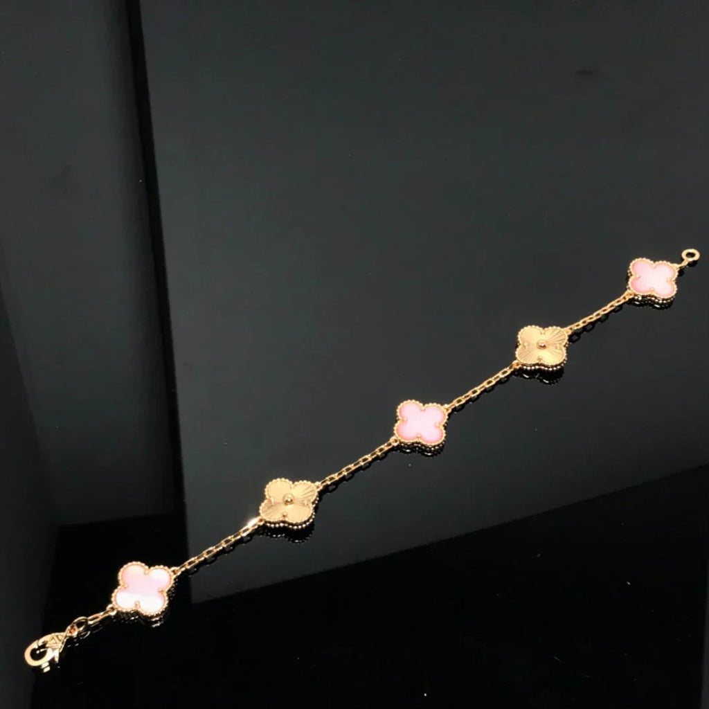 [Lumi] Neue CLOVER 5 MOTIFS PINK MOP ARMBANDKOLLEKTION