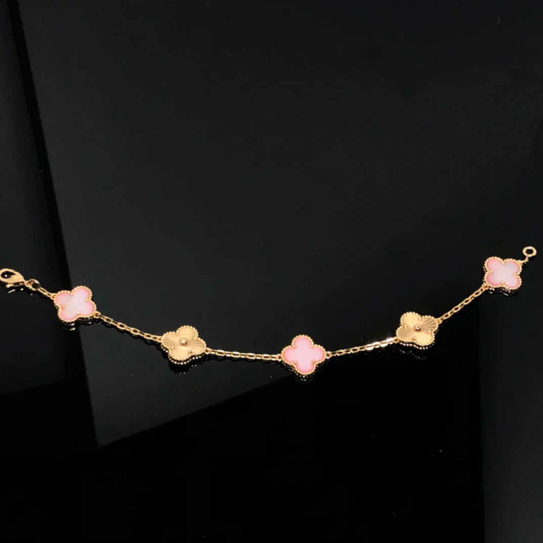 [Lumi] Neue CLOVER 5 MOTIFS PINK MOP ARMBANDKOLLEKTION