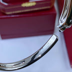 LumiPanthere Silbernes offenes Armband