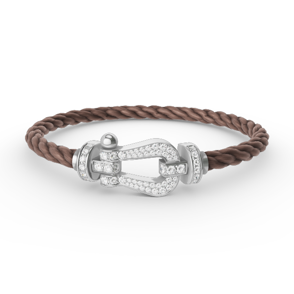 ¡®Lumi¡¯FORCE LARGE HORSESHOE FULL DIAMOND BRACELET SILVER