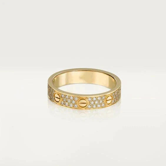 Lumi® LOVE RING 3,6 MM DIAMANT PAVED