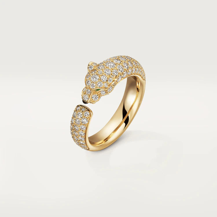 LumiPanthere-Ring aus roségoldenem Diamanten
