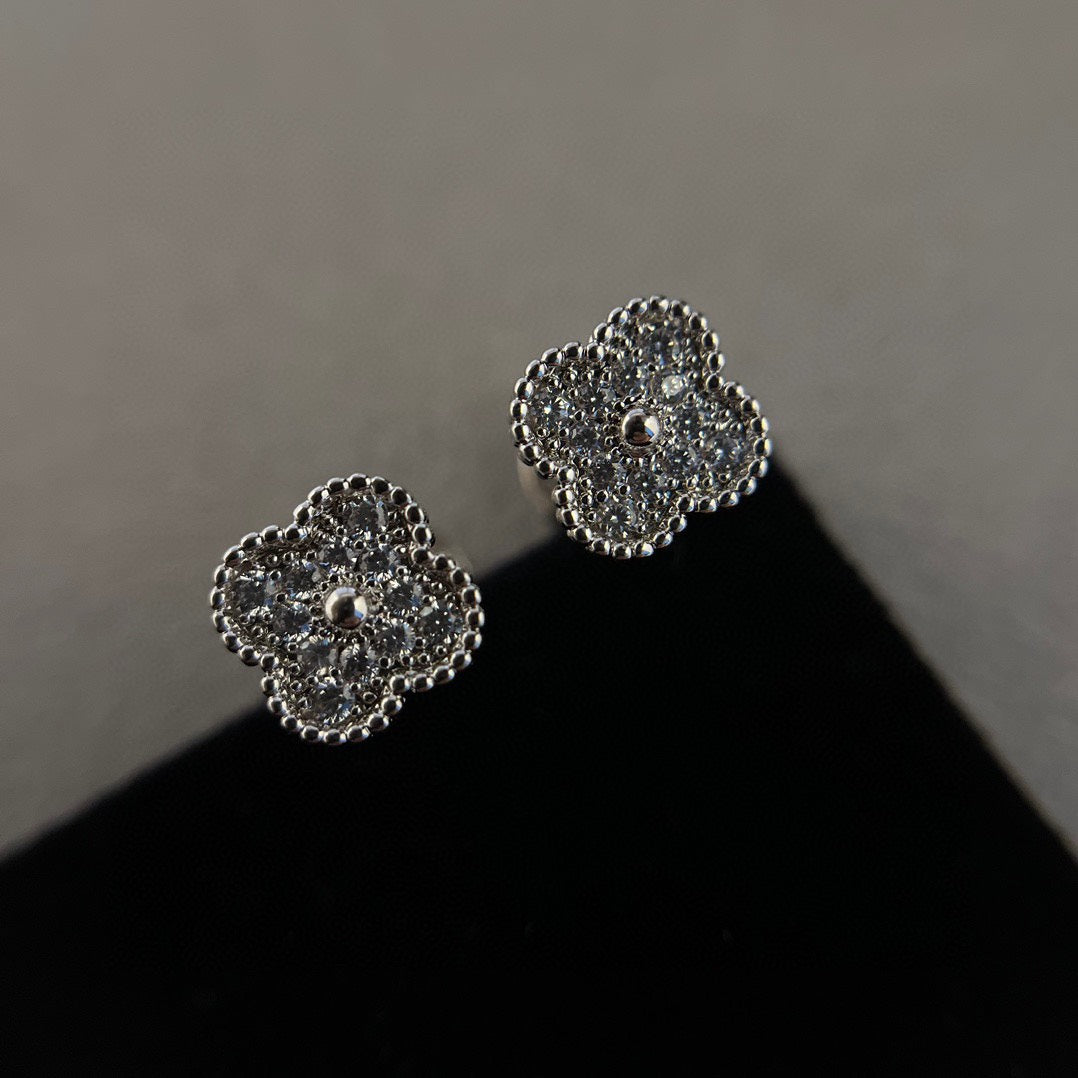 ¡®Lumi¡¯CLOVER MINI-DIAMANT-OHRRINGE